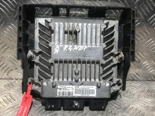 блок управления двигателем Citroen C3 1 поколение 2006, 1.4 л., дизель, МКПП, 5WS40285C-T, 9660300280, 9653451880