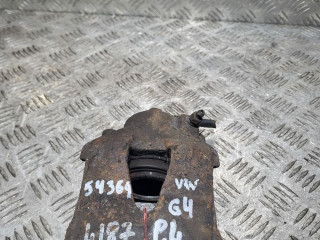 суппорт передний левый Volkswagen Golf 4 поколение 1999, 1.4 л., AXP, бензин, 5МКПП, синий, хетчбэк 5 дв.