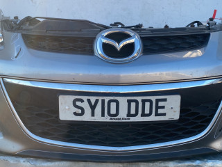 передняя часть (ноускат) Mazda CX-7 1 поколение [рестайлинг] 2010, 2.2 л., дизель, 6МКПП, внедорожник 5 дв.