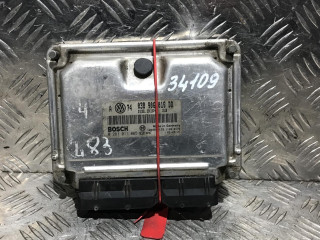 блок управления двигателем Volkswagen Golf 4 поколение 2001, 1.9 л., дизель, МКПП, хетчбэк 5 дв., 038906019DD, 0281011065