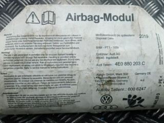 подушка безопасности пассажира Audi A8 D3/4E 2004, 3.0 л., TDi, дизель, АКПП, седан, 4E0880203C