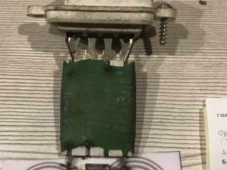 сопротивление печки Opel Meriva 1 поколение (A) 2004, 1.7 л., Y 17 DTL, дизель, 5МКПП, минивэн