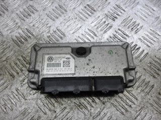 блок управления двигателем Volkswagen Polo 4 поколение [рестайлинг] 2007, 1.4 л., бензин, МКПП, хетчбэк 5 дв., 03C906024AD
