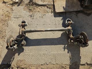 балка подвески задняя Opel Meriva 1 поколение (A) [рестайлинг] 2007, 1.6 л., бензин, МКПП, минивэн