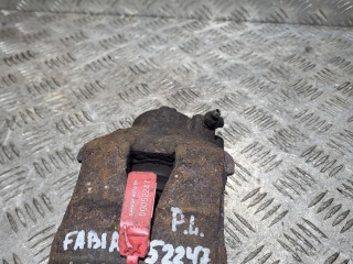 суппорт передний левый Skoda Fabia 1 поколение (6Y) 2001, 1.9 л., дизель, 5МКПП, василёк, универсал