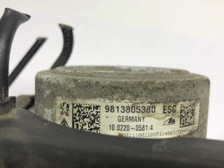 блок ABS Peugeot 2008 1 поколение 2015, 1.6 л., 9HC (DV6C), дизель, робот, внедорожник 5 дв., 9813805380, 10.0220-0581.4, 10.0915-3954.3, 10.0625-3019.1, 28.5153-9105.3