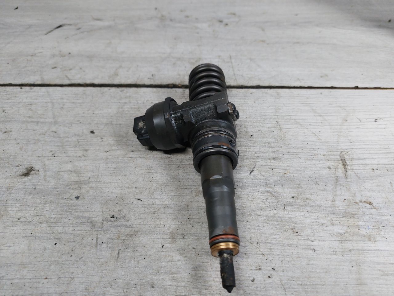 форсунка Volkswagen Transporter T5 (2003 - 2009), 2.5 л., TDi PD, BNZ, дизель, 070130073R, 0414720310 - фото №1