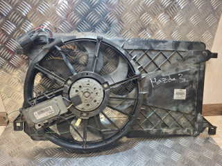 вентилятор радиатора Mazda 3 1 поколение [рестайлинг] BK (2006 - 2008), 2.0 л., Z60215025E, Z60215025C, Z60215025B, 1137328148, 1530980, Z60215025D, 1362061, 1234543, 31261986, 31261989
