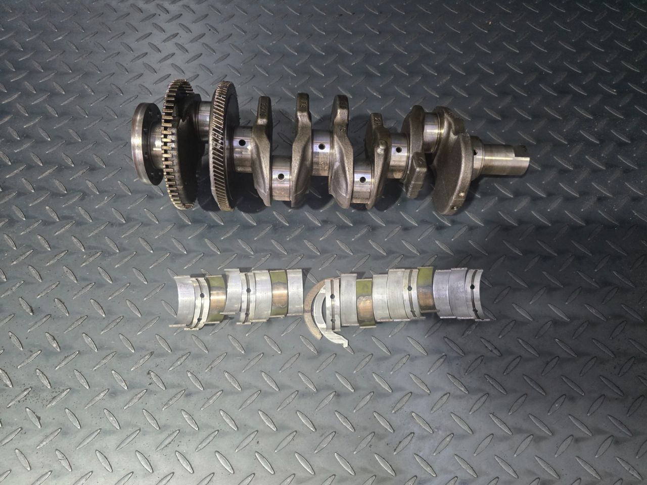 коленвал Nissan X-Trail T31 (2007 - 2011), 2.0 л., M9R, дизель, 1220100Q0B, 8200385222 - фото №1