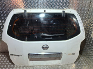 крышка багажника (дверь 3-5) Nissan Pathfinder R51 (2004 - 2010), белый, K01004X0MD