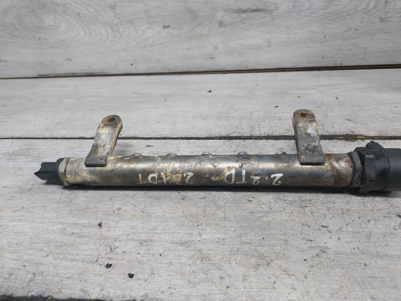 топливная рампа Land Rover Freelander 2 поколение (2006 - 2010), 2.2 л., TDCi, 224DT, дизель, 0281002803, LR001321, 1570L3, 9656917280 - фото №1