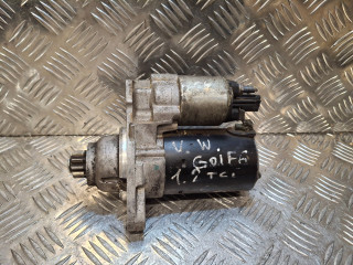 стартер Volkswagen Golf 6 поколение (2008 - 2012), 1.2 л., CBZA, бензин, 02T911023S, 02T911023RX, 02T911024A, 02T911024K, 02T911024B, 02T911024N, 0001121433, 0001121434, 0001120406, 02T911023R