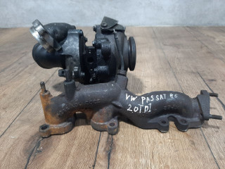 турбина Volkswagen Tiguan 1 поколение (2007 - 2011), 2.0 л., TDi, CBBB, дизель, 03L253016G, 03L253056C, 03L253019K, 03L253010D