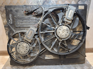 вентилятор радиатора Volkswagen Touareg 1 поколение (2002 - 2007), 7L0121207D, 7L0121203F