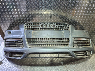 бампер передний Audi Q7 4L (2005 - 2009), серый, 4L0807105EGRU, 4L0807437D