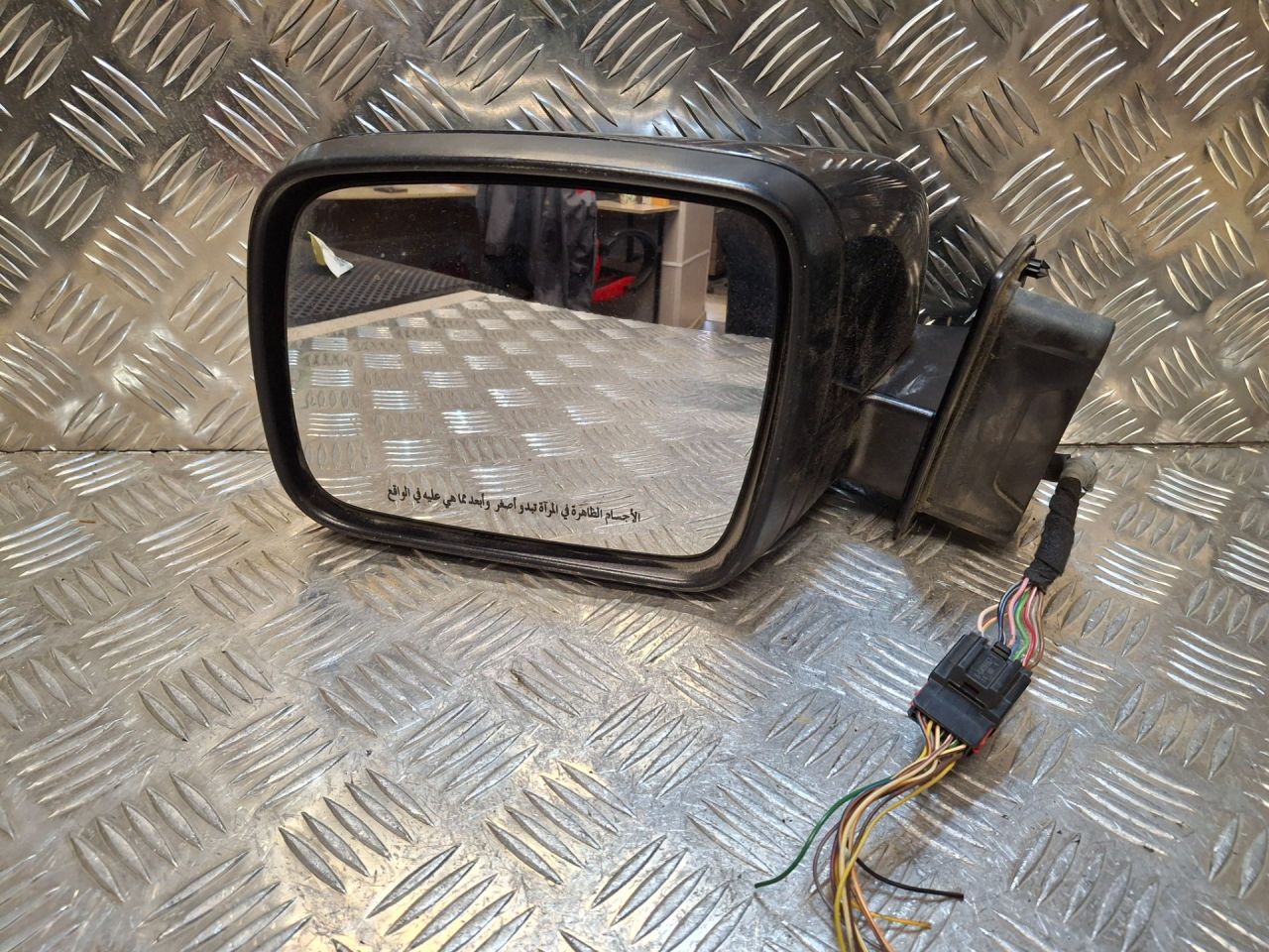 зеркало наружное левое Land Rover Discovery 3 поколение L319 (2004 - 2009), черный, CRB502453PMA - фото №1