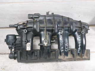 коллектор впускной Volkswagen Tiguan 1 поколение (2007 - 2011), 2.0 л., TSI, CCZA, бензин, 06J133185EQ, 06J133201BH, 06J133185DF