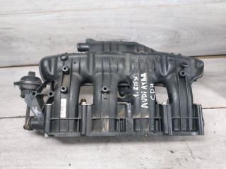 коллектор впускной Audi A4 B8/8K (2007 - 2011), 1.8 л., TFSI, CABA, бензин, 06H198211A, 06H133201H, 06H133201E, 06H133185M