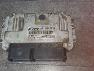 блок управления двигателем Fiat Bravo 2 поколение (2007 - 2011), 1.4 л., 198 A1.000, бензин, 51805023, 0261201687