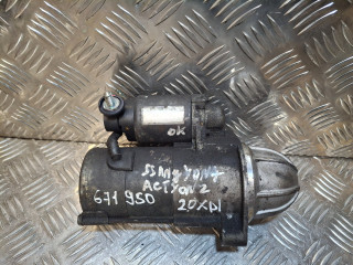 стартер SsangYong Actyon 2 поколение (2010 - 2013), 2.0 л., D20DTF, дизель, 6711510101, 6711510201, 6711510301