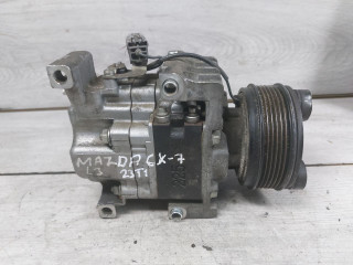 компрессор кондиционера Mazda CX-7 1 поколение (2006 - 2009), 2.3 л., Ti, L3-VDT, бензин, АКПП, EG2161450A, H12A1AM4CX, EG2161450E, EG2161450F, EG2161450G, H12A1AM4HX, H12A1AL4HX, H12A1AM4A1