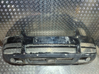 бампер передний Volkswagen Touareg 1 поколение (2002 - 2007), черный, 7L6807217AFGRU, 7L6807217R, 7L6807061L