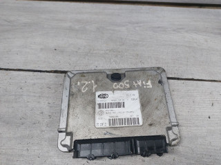 блок управления двигателем Fiat 500 2 поколение (2008 - 2015), 1.2 л., 169 A4.000, бензин, робот, 51856403