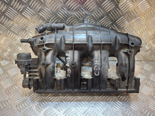 коллектор впускной Audi A4 B8/8K (2007 - 2011), 1.8 л., CDHA, бензин, 06H133201AM, 06H133185AN