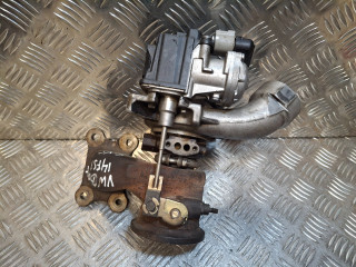 турбина Volkswagen Golf 7 поколение (2012 - 2017), 1.4 л., TSI, CXSA, бензин, 04E145713N, 04E145721R, 04E145721F, 04E145704R, 04E145721B