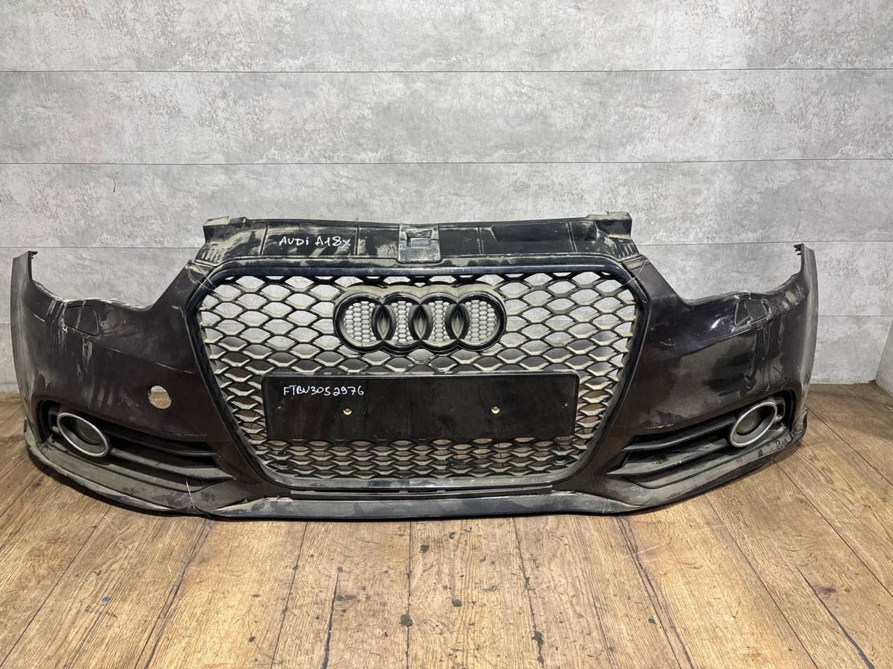 бампер передний Audi A1 8X (2010 - 2014), 8X0807066A, 8X08065A, 8X0807436, 8X0853651 - фото №1