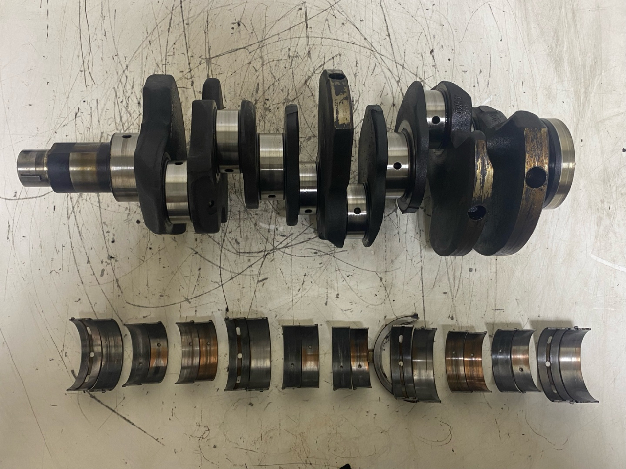 коленвал Nissan Murano Z50 (2002 - 2008), 3.5 л., VQ35DE, бензин, 12200AC700, 122004W003, 12200AC71A - фото №1