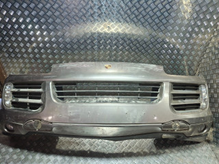 бампер передний Porsche Cayenne 957 [рестайлинг] (2007 - 2010), белый, 95550531113G2X