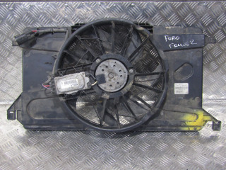 вентилятор радиатора Ford Focus 2 поколение (2004 - 2008), 1.6 л., бензин, 1530151, 3M5H8C607UG