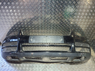 бампер передний Volkswagen Touareg 1 поколение (2002 - 2007), черный, 7L6807217AGGRU, 7L6807217R, 7L6807061L