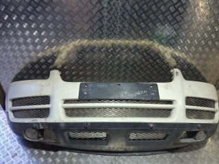 бампер передний Volkswagen Touareg 1 поколение (2002 - 2007), белый, 7L6807217AGGRU, 7L6807217R, 7L6807061L