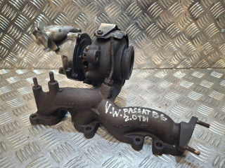 турбина Volkswagen Tiguan 1 поколение (2007 - 2011), 2.0 л., TDi, CBBB, дизель, 03L253016G, 03L253056C, 03L253019K, 03L253010D