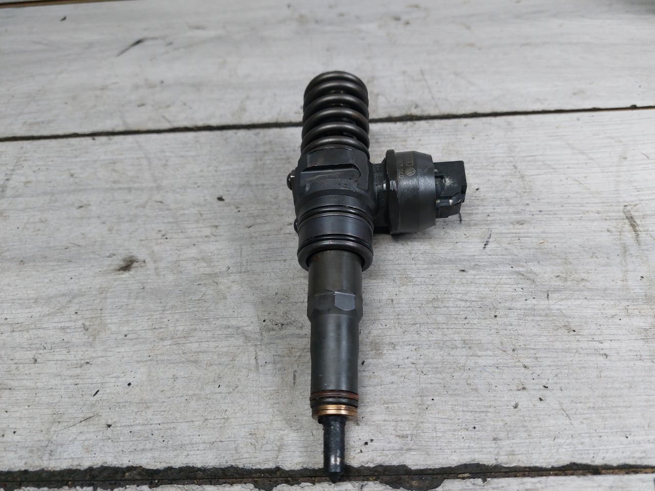 форсунка Volkswagen Transporter T5 (2003 - 2009), 2.5 л., TDi PD, BNZ, дизель, 070130073R, 0414720310 - фото №1