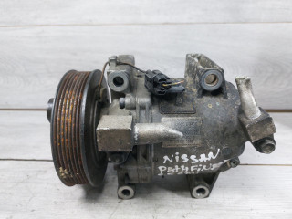 компрессор кондиционера Nissan Navara D40 (2005 - 2010), 2.5 л., YD25DDTi, дизель, 92600EB40E, 92600EB400, 92600EB40B