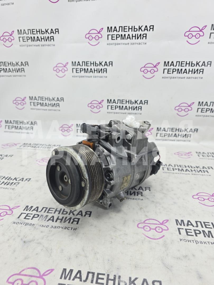 компрессор кондиционера BMW X6 E71/E72 E71 2009, 3.0 л., N54 B30 A, бензин, серебро, правый руль, 64529205096, 9205096 - фото №1