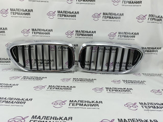 заглушка (решетка) в бампер BMW 5 серия G30/G31 G31 2017, 2.0 л., B48 B20 B, бензин, АКПП, alpinweiss 3 (300), универсал, правый руль, 51137383520, 7383520, 51137383519, 7383519