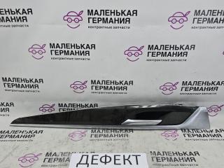 молдинг двери задней левой BMW 5 серия G30/G31 G31 2017, 2.0 л., B48 B20 B, бензин, АКПП, alpinweiss 3 (300), универсал, правый руль, 51427488511, 7488511, 3185540