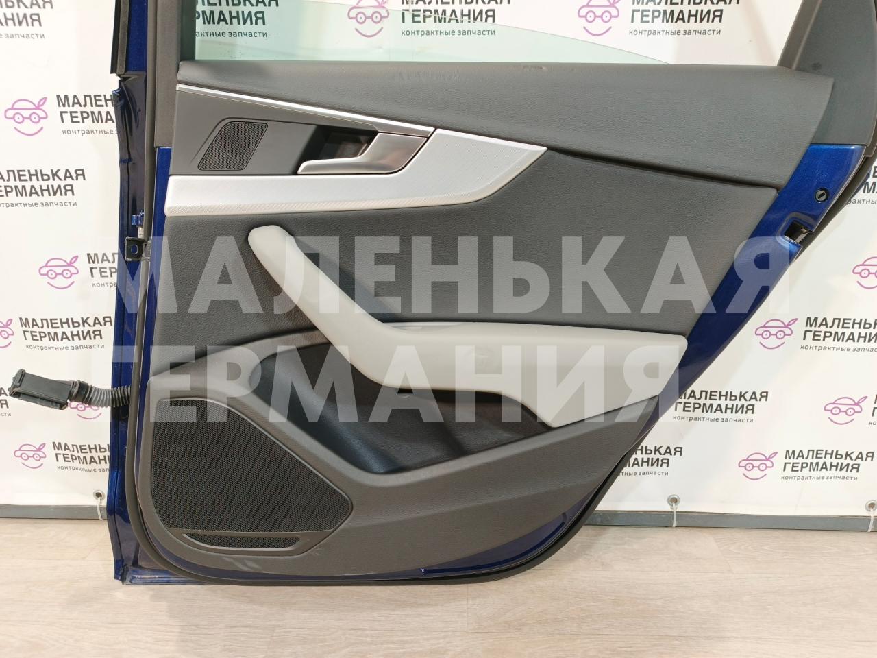 обшивка двери задняя правая Audi A4 B9 2017, 2.0 л., CVKB, бензин, МКПП, s9/x5q синий металлик, седан, передний привод, правый руль, 0515-1119, 8W0867304B - фото №1