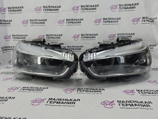 фара BMW X1 F48 2017, 2.0 л., B48 A20 B, бензин, АКПП, alpinweiss 3 (300), полный привод, правый руль, 63117436463, 63117436464, 63117495006, 63117495005, 7436463, 7436464