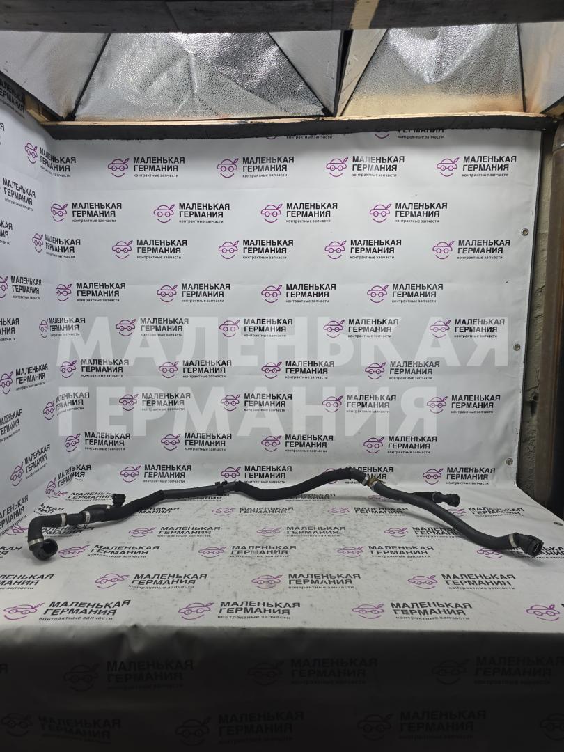 патрубок радиатора BMW X6 E71/E72 E71 2009, 3.0 л., N54 B30 A, бензин, серебро, правый руль, 17127576371, 7576371 - фото №1