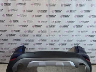 бампер задний BMW X1 F48 2017, 2.0 л., B48 A20 B, бензин, АКПП, синий mediterranblau c10, полный привод, правый руль, 51127403391, 7403391, 61617355547, 7355547, 51127355260, 7355260, 51127355271, 7355271, 51127332324, 7332324, 51127361233, 7361233