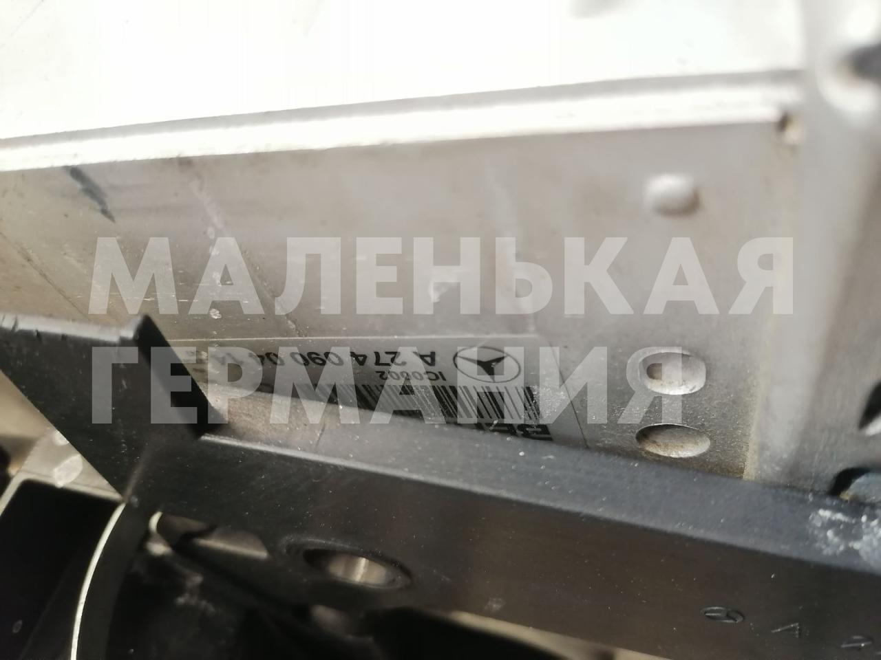 интеркулер Mercedes-Benz E-Класс W213/S213/C238/A238 2018, 2.0 л., M 274.920, бензин, АКПП, 149 polar white или polarweiss, седан, задний привод, правый руль, A2740900414 - фото №1