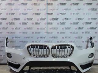 бампер передний BMW X1 F48 2017, 2.0 л., B48 A20 B, бензин, АКПП, alpinweiss 3 (300), полный привод, правый руль, 51117453566, 7453566, 5117354820, 7354820, 5117354819, 7354819, 7410009, 51117354773, 735773, 7410010, 51117374204, 7374204, 9392512, 9392514, 17186531