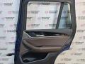 дверь задняя правая BMW X3 G01 2019, 2.0 л., B48B20C, бензин, АКПП, c1m phytonic-blau metallic, внедорожник 5 дв., полный привод, 41002459943, 2459943, 41007465534, 7465534 - фото №2