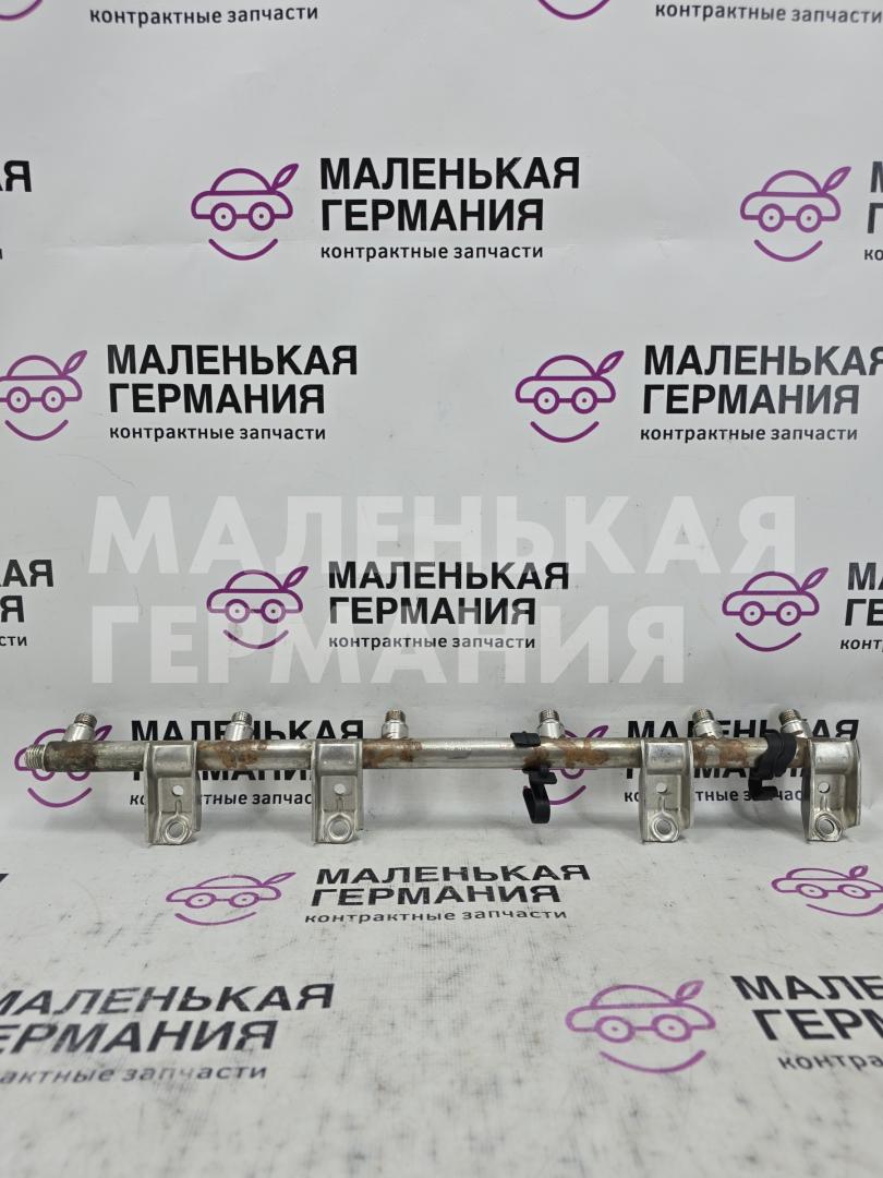 топливная рампа BMW X6 E71/E72 E71 2009, 3.0 л., N54 B30 A, бензин, серебро, правый руль, 13537575480, 7575480 - фото №1