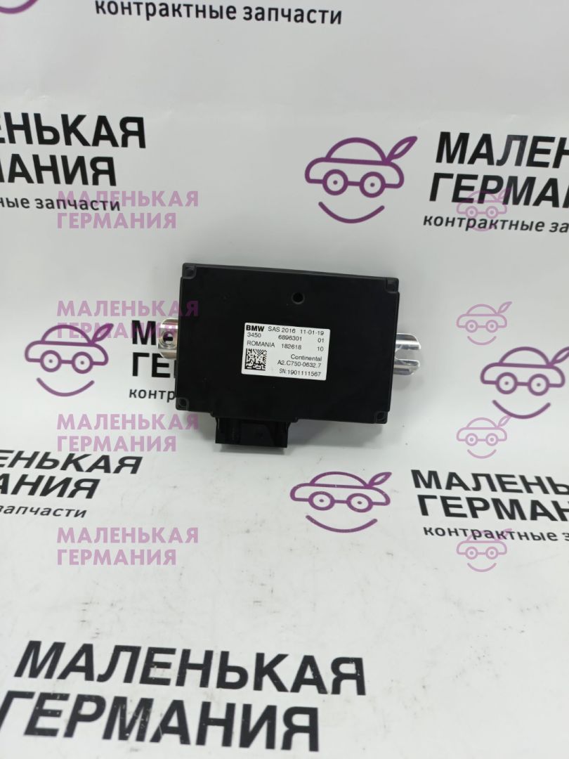 блок управления sas BMW 5 серия G30/G31 G30 2019, 4.4 л., N63 B44 C, бензин, АКПП, carbonschwarz metallic (416), седан, полный привод, 34509500081, 9500081, 34506896301, 6896301, 34506896987, 6896987, 34506892751, 6892751 - фото №1